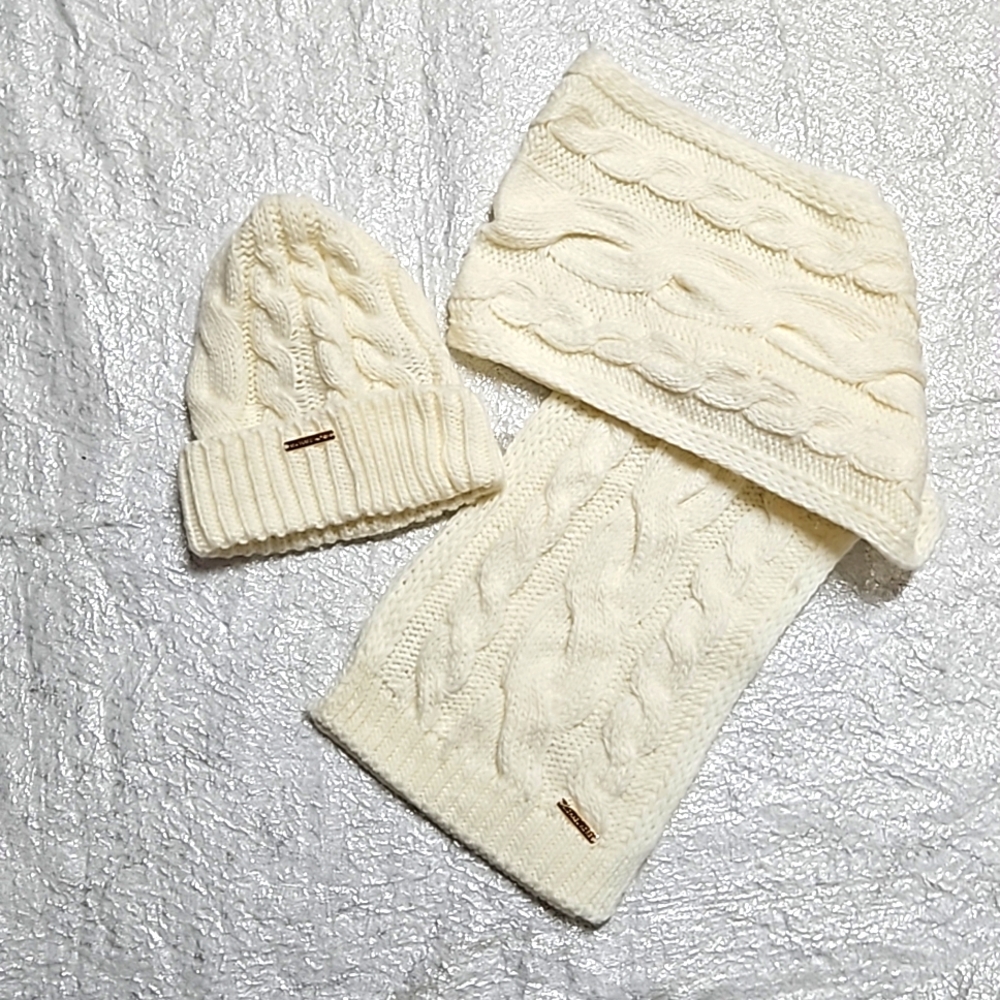 Michael Kors Scarf Beanie Hat Set